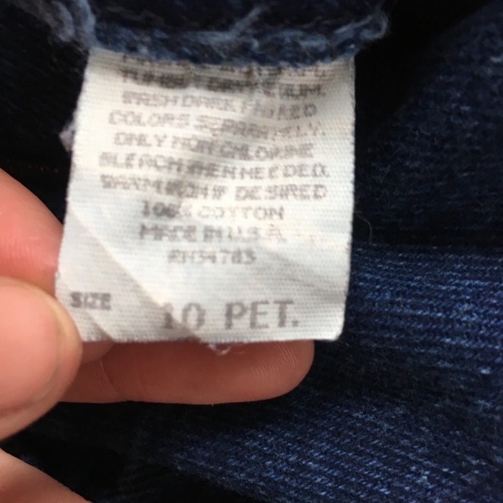 Vintage Lee High Waist riveted jean shorts blue 6 - Picture 6 of 8